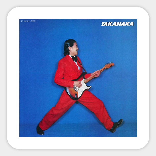 MASAYOSHI TAKANAKA Guitar Masayoshi Takanaka Guitar Sticker TeePublic